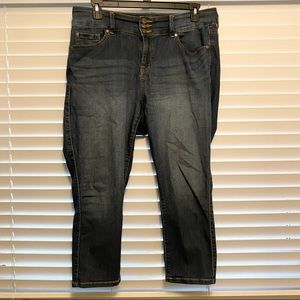 Torrid Curvy Jegging Crop Medium Denim Jeans